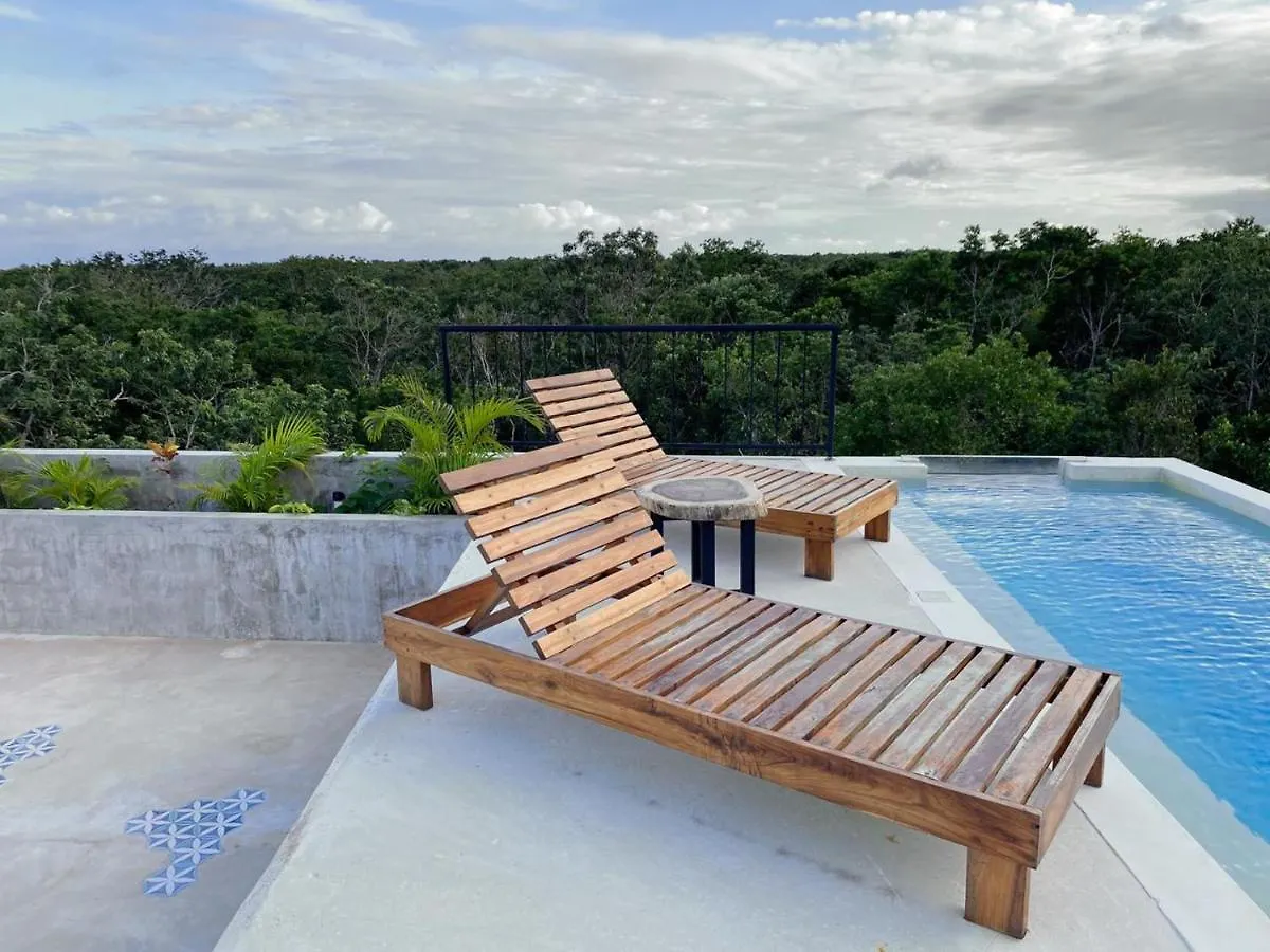 Halaken Condo Rooftop Pool La Veleta Tulum Apartmán